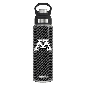 NCAA Minnesota Golden Gophers Carbon Fiber Wide Mouth Water Bottle - 24oz - 1 of 3