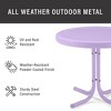 HomeStock Griffith Outdoor Metal Side Table - 2 of 4