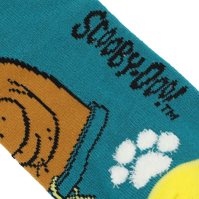 Scooby Doo Knit Scooby Heads With Chenille Paws Women's Knee High Socks, 4 of 6