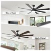 VACZON 72" Modern Smart LED Ceiling Fan with Remote and Lights - 4 of 4