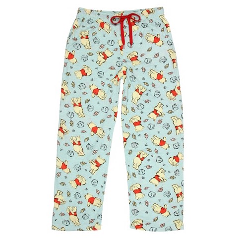 Disney Women's Winnie The Pooh Sketch Toss Print Loungewear Pajama Pants