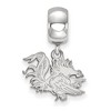 Black Bow Jewelry Sterling Silver South Carolina Gamecocks NCAA Bead Charm - 2 of 4