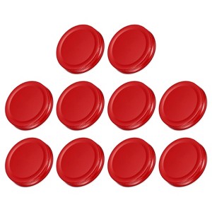 Unique Bargains Leak Proof Regular Mouth Tin Plate Mason Jar Lids 30 Pcs - 1 of 4