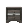 NicBex Modern Nightstand with 2 Drawers and 1 Jewelry Drawer with Sleek Metal Pulls Bebside Table for Bedroom, Living Room - 2 of 4