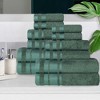 Cotton Medium Weight 12 Piece Bathroom Towel Set by Blue Nile Mills - 2 of 4