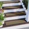 WaterHog 8.5"x30" Set of 4 Squares Indoor/Outdoor Stair Treads Door Mats - 3 of 4