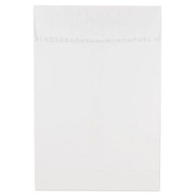 JAM Paper 6 x 9 Open End Catalog Envelopes with Peel and Seal Closure White 356828777B