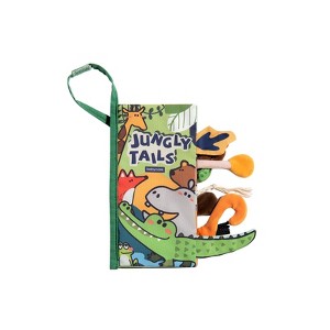 BC Babycare Animal Tails Cloth Books, Soft Crinkle Baby Book with 3D Tails, Washable, 0-6 Months - 1 of 4
