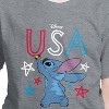 Boys' - Lilo and Stitch - USA Stitch Drawing Short Sleeve Graphic T-Shirt - 2 of 4