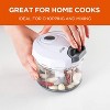 COMMERCIAL CHEF Food Chopper and Food Mixer for Herbs, Nuts and Vegetables, Veggie Chopper with Stainless Steel Blades - 3 of 4