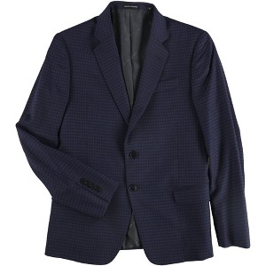 Armani Mens High Blue Box Two Button Blazer Jacket, Blue, 42 Regular - 1 of 2