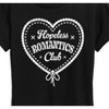 Women's - Instant Message - Hopeless Romantics Club Short Sleeve Graphic T-Shirt - 2 of 4
