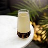 HOST Champagne Freeze Double-Walled Stemless Wine Glasses Freezer Cooling Cups with Active Cooling Gel, 9 Oz Plastic Tumblers, Brown Set of 1 - 3 of 4