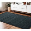 Dark Gray Wool Hand Woven Area Rug - 2 of 4