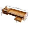 YIYIBYUS Exquisite Monitor Stand with Drawer Ergonomic Height Wood Monitor Stand,  Desktop Organizer Rack - 3 of 4