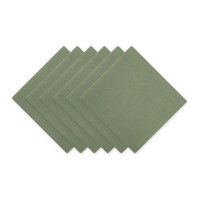 Design Imports Artichoke Green Solid Napkin Set/6