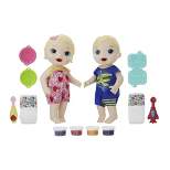 Baby Alive Snackin Twins Luke and Lily Dolls | Blonde Hair