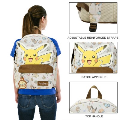 Pokemon Pokémon Pikachu All-Over Print Characters 17" Adult Backpack — фото 2