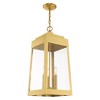 Livex Lighting Oslo 3 - Light Pendant in  Satin Brass - 3 of 4
