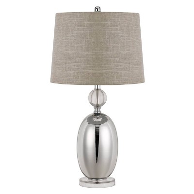 30.25" Perth Glass Table Lamp Gray - Cal Lighting