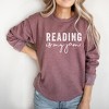 Simply Sage Market Women's Graphic Sweatshirt Reading Is My Jam - 2 of 3