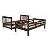 Grungis Twin Over Twin Loft Bed with Trundle,Bunk Bed with Staircase and Guardrails Can Divided Into 2 Beds,Loft and Bunk Bed for Bedroom - 4 of 4