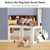 Freestanding Dog Gates,Foldable Dog Fence Indoor Puppy Gate for Stairs,Doorways,Stop Over Fence - 2 of 4