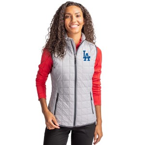 Los Angeles Dodgers Cutter & Buck Rainier PrimaLoft® Womens Eco Insulated Full Zip Puffer Vest - 1 of 1