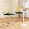 FURNIinspire Dining Chair, Height Bar Stools Set of 2, Armless Bar Chairs for Kitchen Island, Gray, 18.9"*17.7"*37.4" - 2 of 4