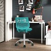 ELJGET Ergonomic Office Chair for Teens, Height Adjustable Desk Chair with Rolling Wheels, Breathable Backrest & Soft Seat - 4 of 4