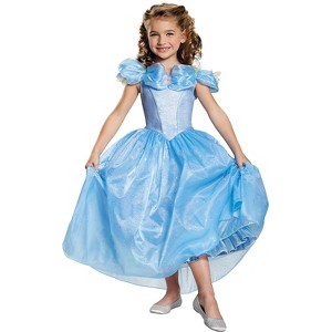 Girls' Cinderella Movie Prestige Costume - 1 of 2