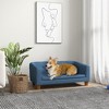 PawHut Raised Dog Sofa, Elevated Pet Sofa for Small and Medium Dogs, with Removable Soft Cushion, Anti-slip Pads, Simple Installation - 3 of 4