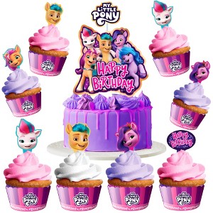 Treasures Gifted My Little Pony Cake Topper & My Little Pony Cupcake Toppers Kit - 1 of 1