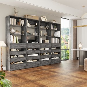 Aheaplus Closet System with 4 Drawers and Adjustable Shelves - 1 of 4