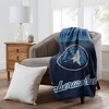Sweet Home Collection NBA Minnesota Timberwolves Microfiber Plush Throw Blanket - 2 of 4