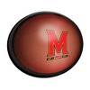 College Football Pigskin Design Oval Slimline Lighted Wall Sign - 2 of 4