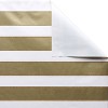 Stripes Wedding Wrapping Paper Gold - Spritz™ - image 3 of 3