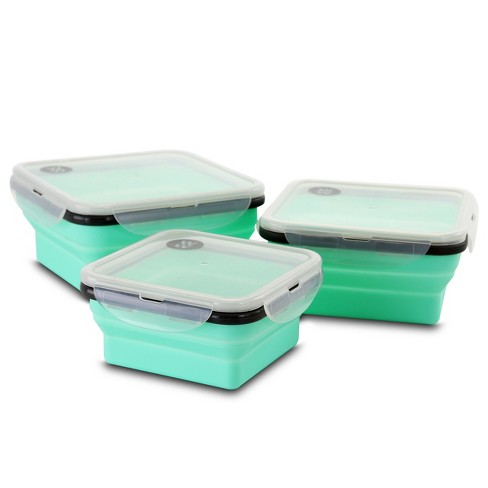 Joyjolt 24 Piece Fluted Glass Food Storage Containers With Leakproof Lids  Set - Green : Target