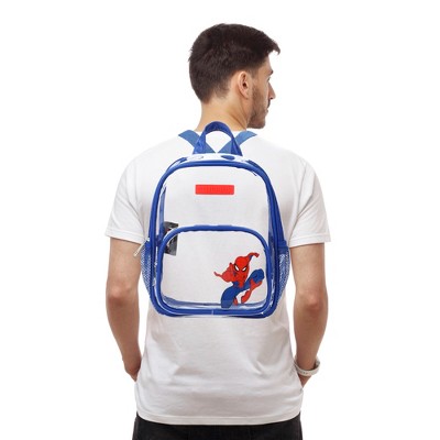Spider-Man Classic Heroic Pose Clear 10" Adult Mini Backpack — фото 7