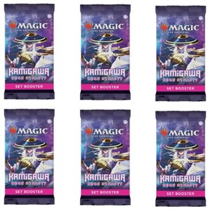 Magic the Gathering 6 Packs MTG Set Booster Pack Lot MTG Kamigawa Neon Dynasty - 1 of 2