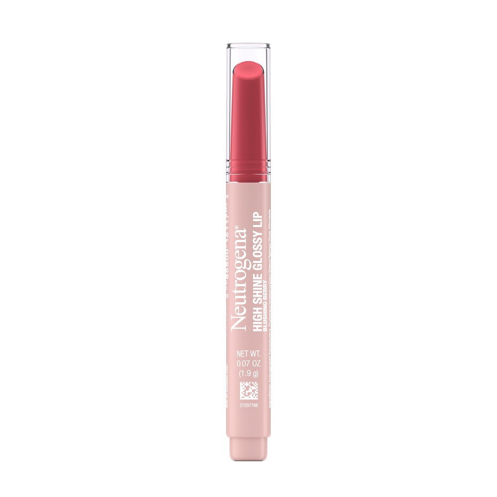 Photos - Other Cosmetics Neutrogena High Shine Glossy Lip Balm - Blushing Berry - 0.07oz 