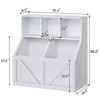 Coolmee Kids Bookshelf and Toy Storage, Toy Organizer with Storage Cabinet and Shelf, Toddler Book Shelf for Kids Rooms, Playroom, Bedroom, Nursery - 2 of 4