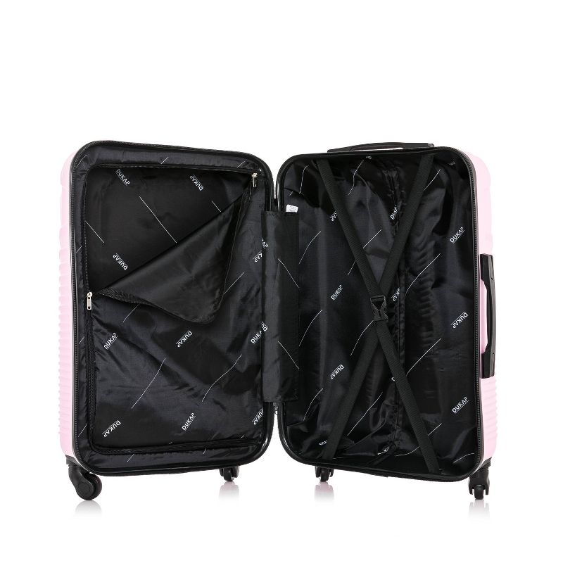 DUKAP Inception Lightweight Hardside Medium Checked Spinner Suitcase, 5 of 11