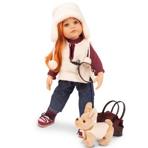 Gotz: Hannah and her Dog - 19" Multi-Jointed Standing Doll Playset 3+ - 1 of 4