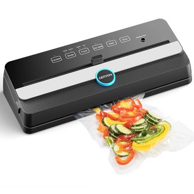 GERYON E2901-M Automatic 2-in-1 Vacuum Sealer | Built-in Cutter Creates Custom Bags from Rolls | Extends Freshness 5x Longer