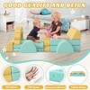 Whisen 10-Piece Kids Soft Foam Climbing and Crawling Blocks & Play Set & Convertible Sofa, Indoor Playground Gift for Toddlers - 3 of 4