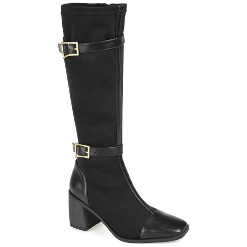 Journee Collection Womens Gaibree Tru Comfort Foam Stacked Heel Knee High Boots - image 1 of 4