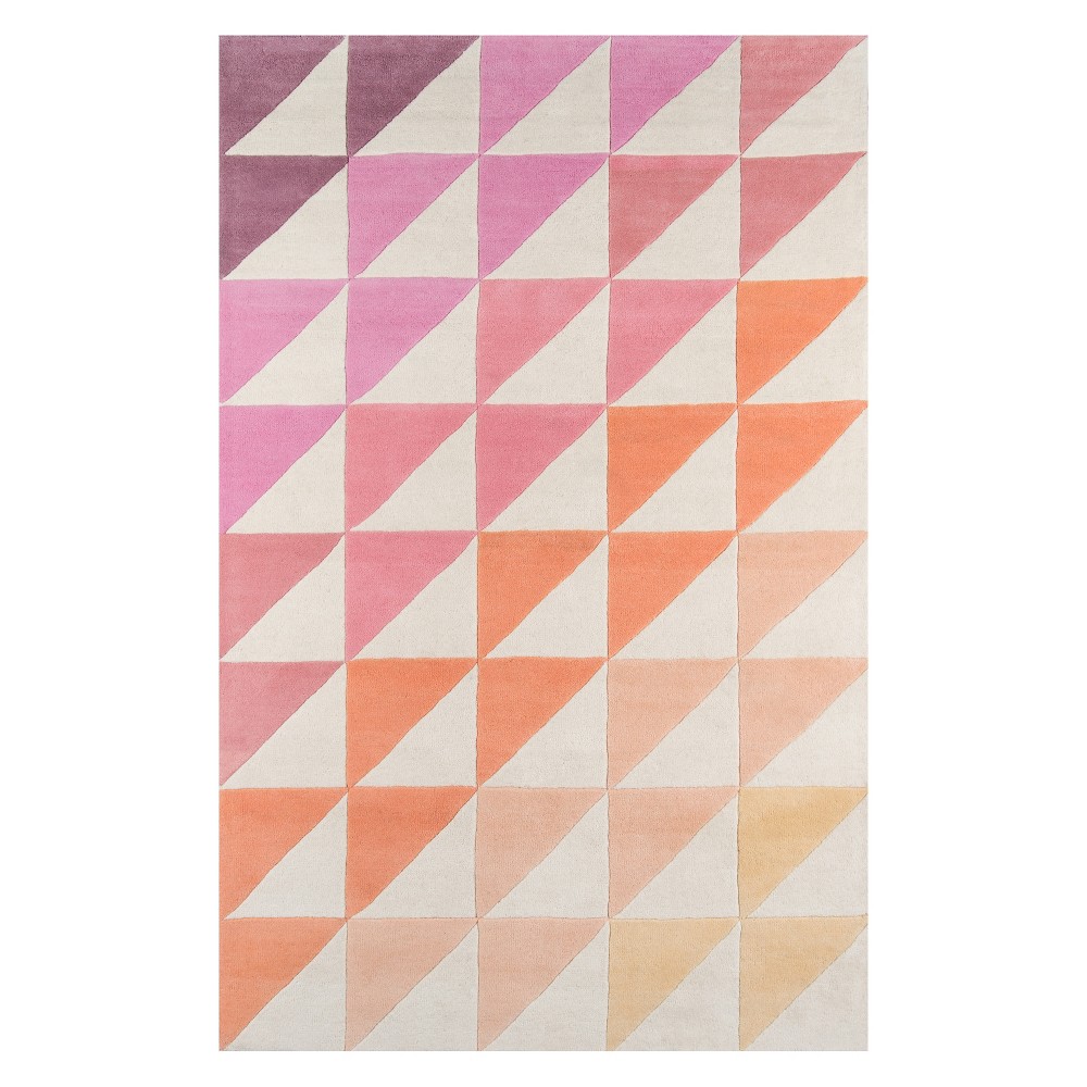 3'6inx5'6in Ombre Design Tufted Accent Rug Pink - Novogratz By Momeni