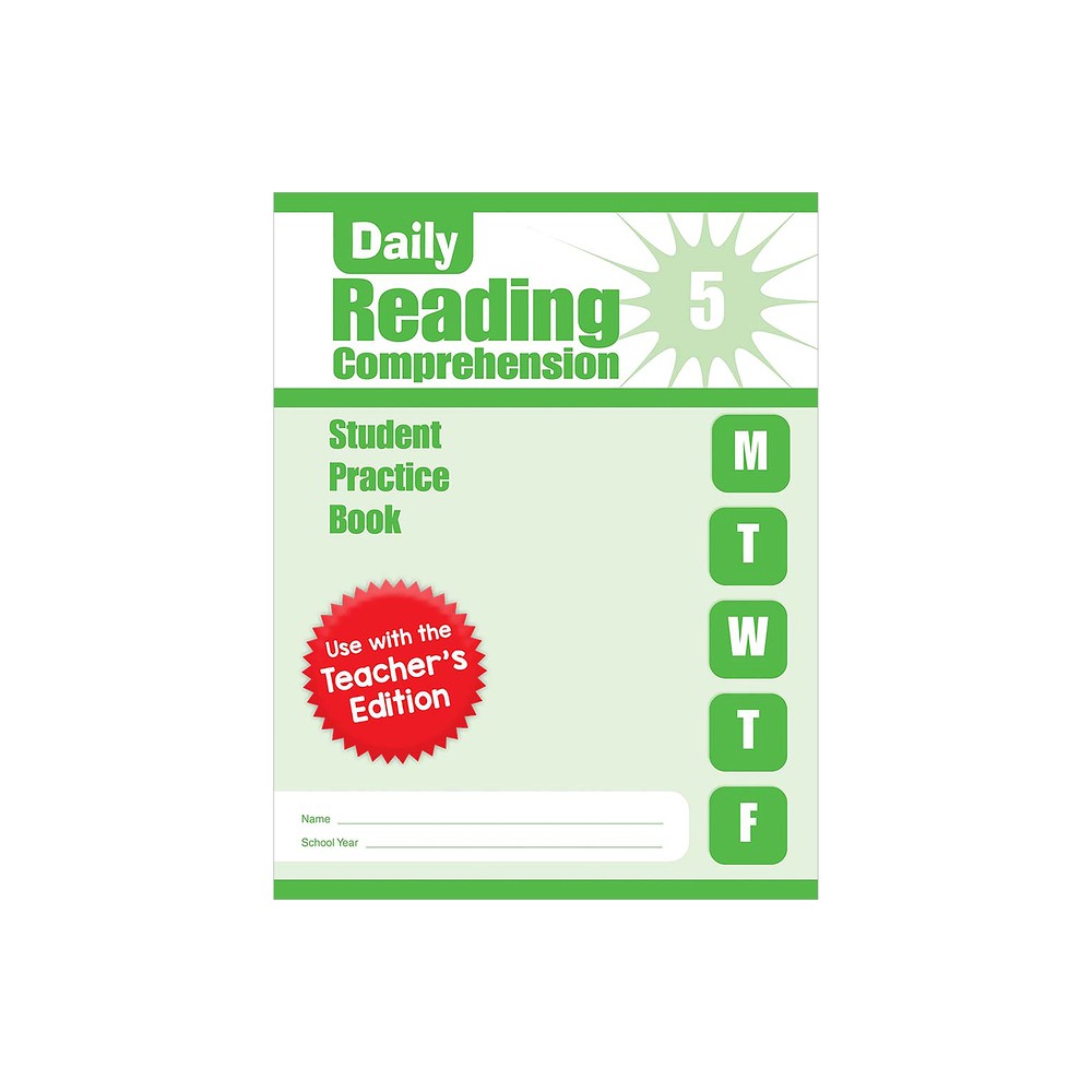 Daily Reading Comprehension, Grade 5 Sb - by Evan-Moor Educational Publishers (Paperback)