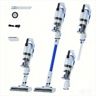 WHALL Cordless Vacuum Cleaner, Stick Vacuum Cleaner with Brushless Motor, Handheld Vacuum Cleaner for Car, Home, Pet Hair